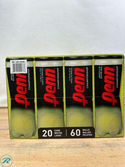 Penn Championship Felt Tennis Balls 20pk 60 Balls - New