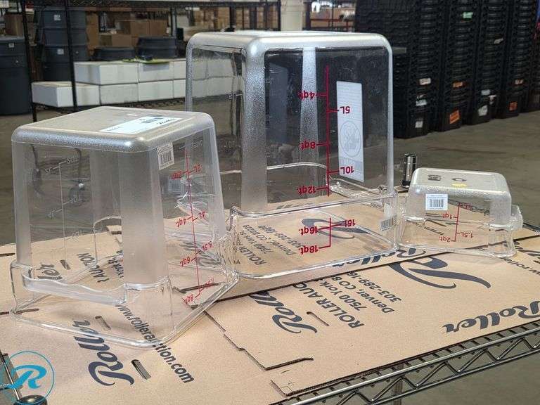 Square Food Storage Container, Various Sizes