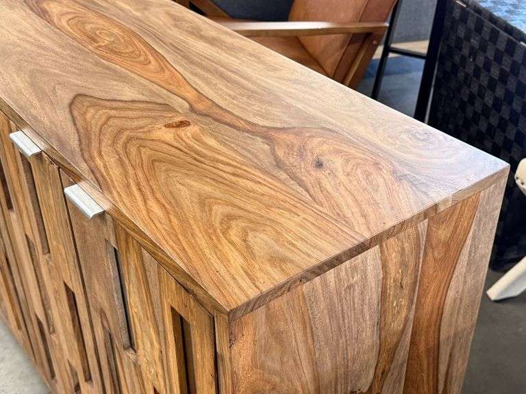 Coast To Coast Imports MEM #12951 Four-Door Wood Credenza, 54" x 16" - Roller Auctions