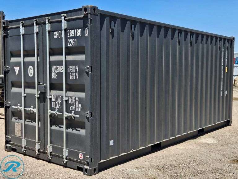 New 2026 20' Steel Storage Container, 8'6" High, 8' Wide, Forklift Pockets