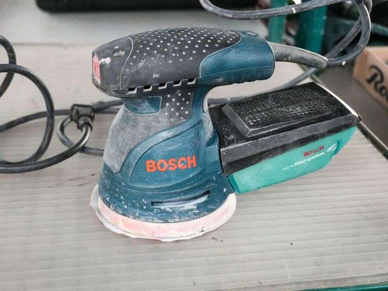 Bosch ROS10 5-Inch Random Orbit Sander With Microfilter System, 120V Electric