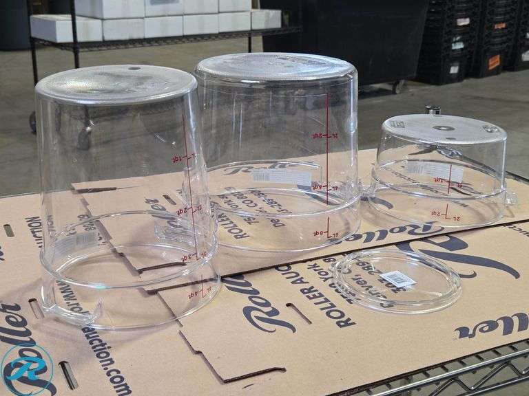 Cambro Round Food Storage Containers, Various Sizes