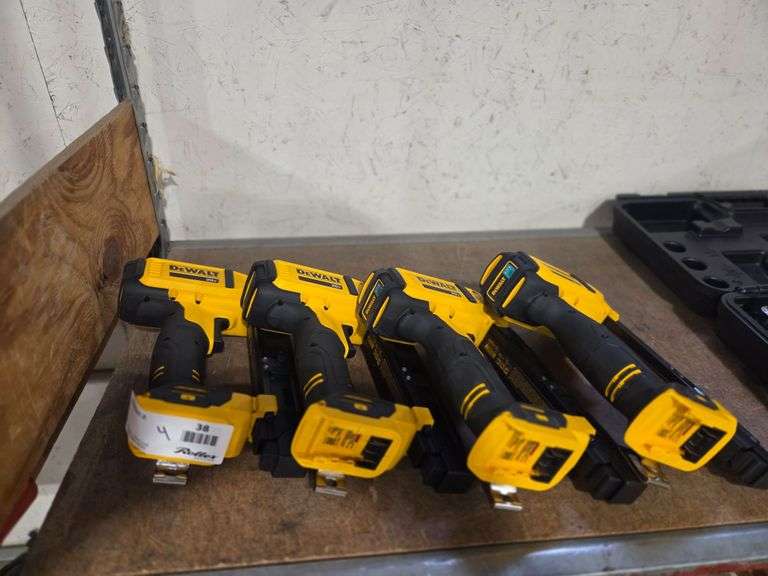 (4) Dewalt DCN701 Cable Staplers, 20V