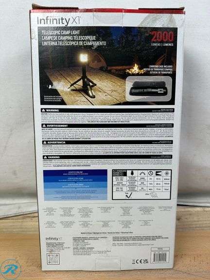 Infinity X1 2000L Camp Site Light - New - Roller Auctions