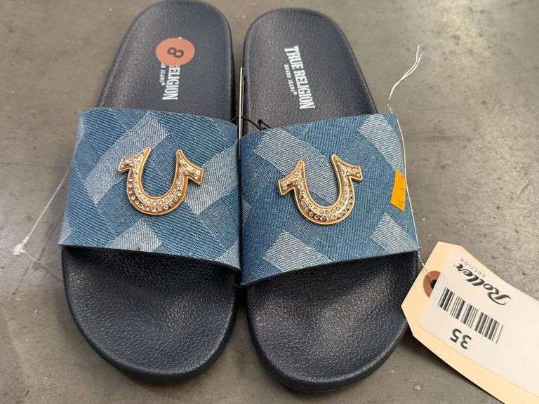 True Religion TR-SPICE-S Ladies Slides, Size 8 - Roller Auctions