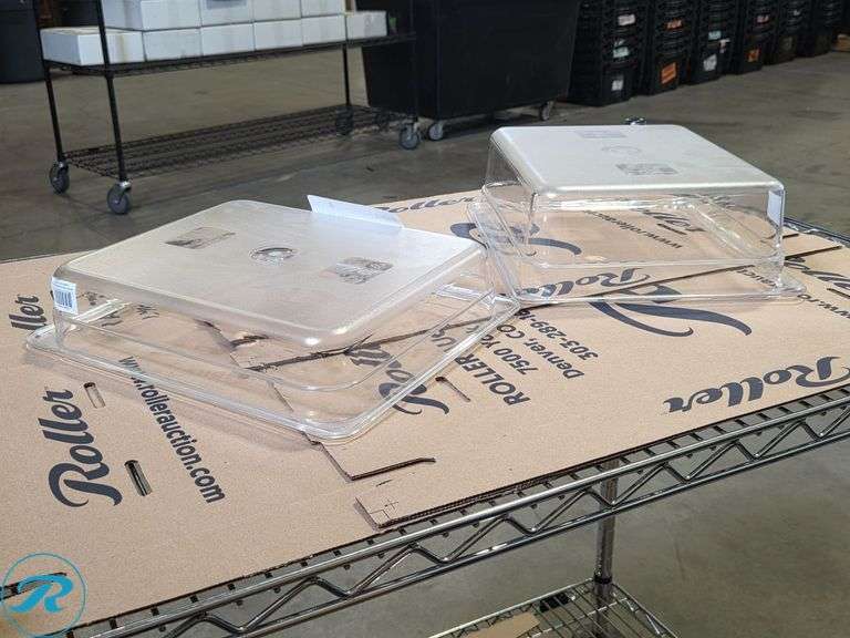 Plastic Food Pans, Various Sizes