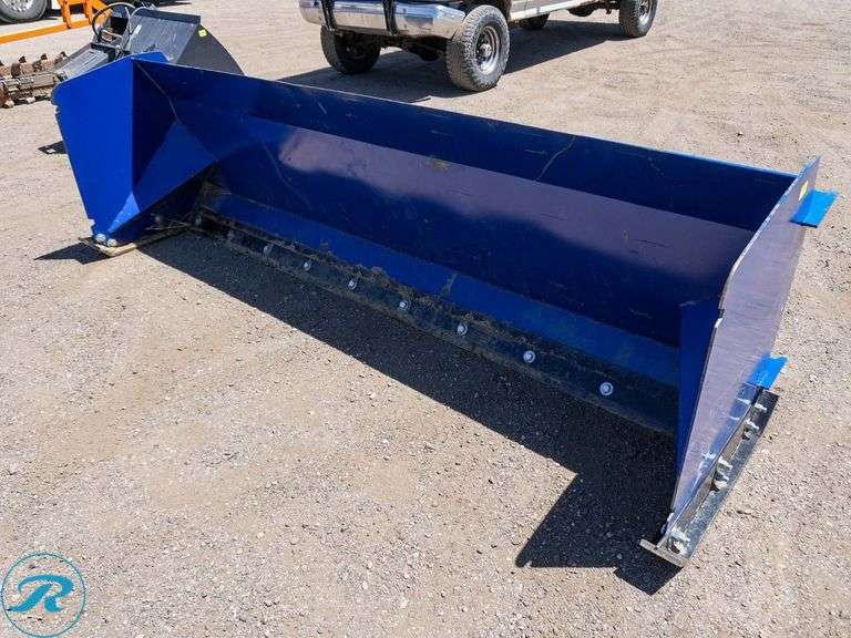 10' Snow Pusher Attachment To Fit Skid Steer Loader