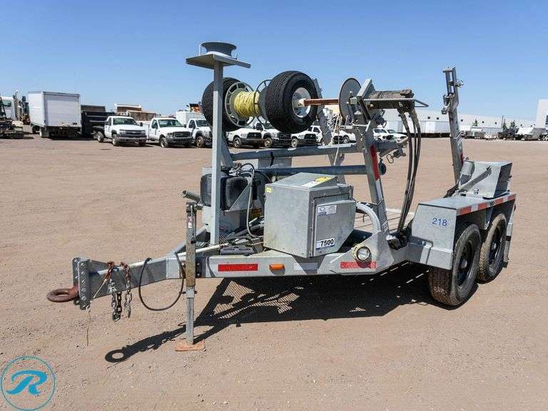2021 Larson 7500G T/A Hydraulic Fiber Optic Reel Trailer