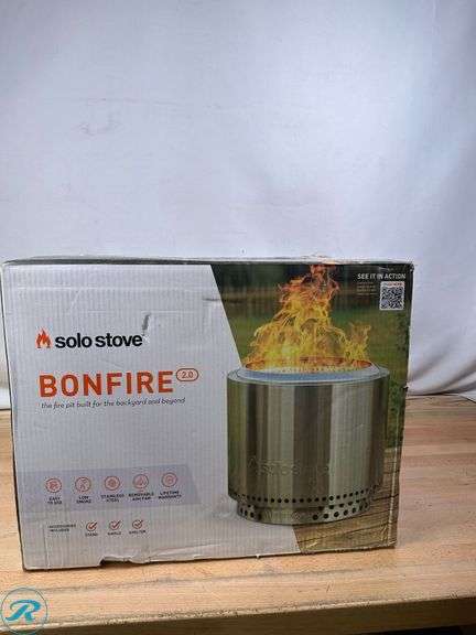 Solo Stove Bonfire 2.0 Bundle with Stand Shield & Shelter - Used
