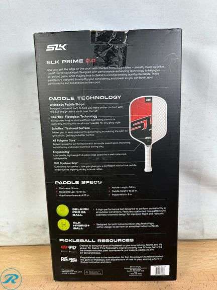 Selkirk SLK Prime 2.0 Widebody Pickleball Bundle - Like New/Open Box - Roller Auctions