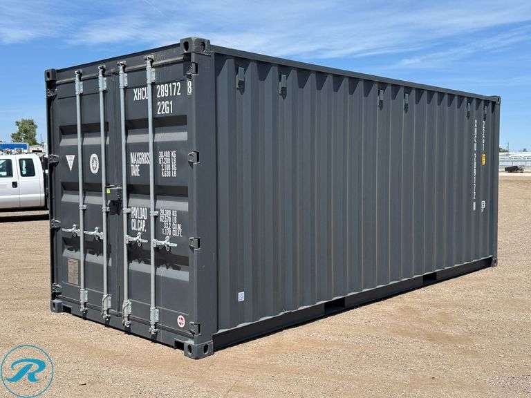 New 2026 20' Steel Storage Container, 8'6" High, 8' Wide, Forklift Pockets