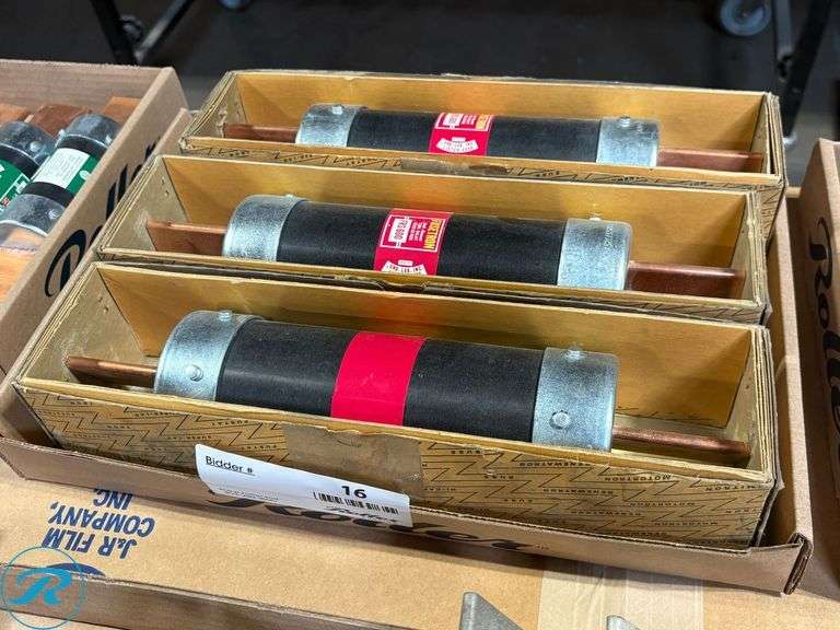 Tray of Fusetron Fuses