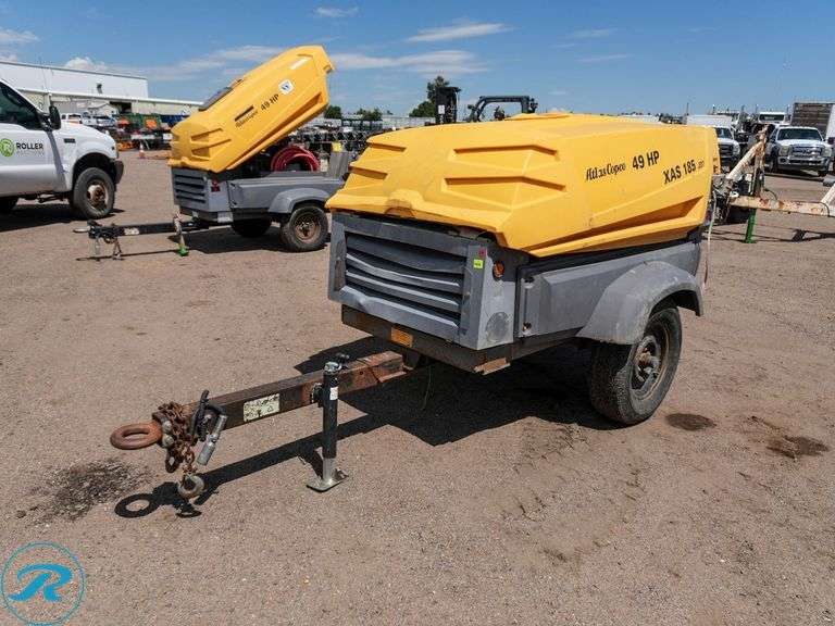 2010  Atlas Copco  XAS185  Towable Air Compressor