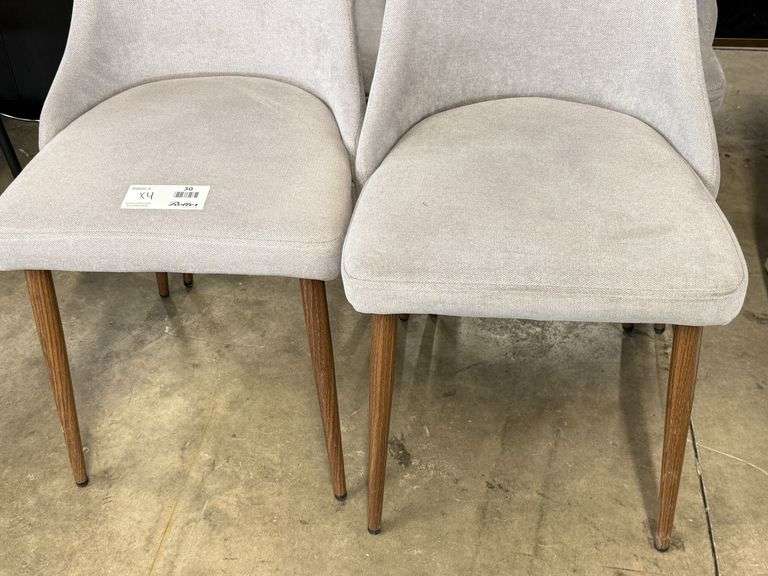 (4) Modern Upholstered Side Chairs - Roller Auctions