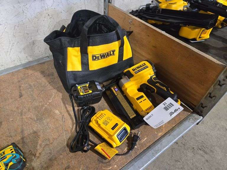 Dewalt DCN623 20V Brushless 23GA Pin Nailer Kit With Battery, Charger, And Bag