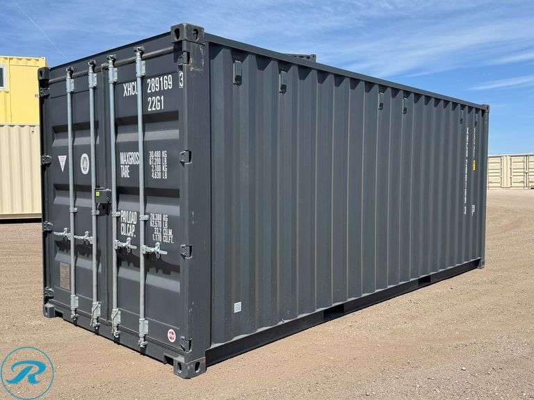 New 2026 20' Steel Storage Container, 8'6" High, 8' Wide, Forklift Pockets