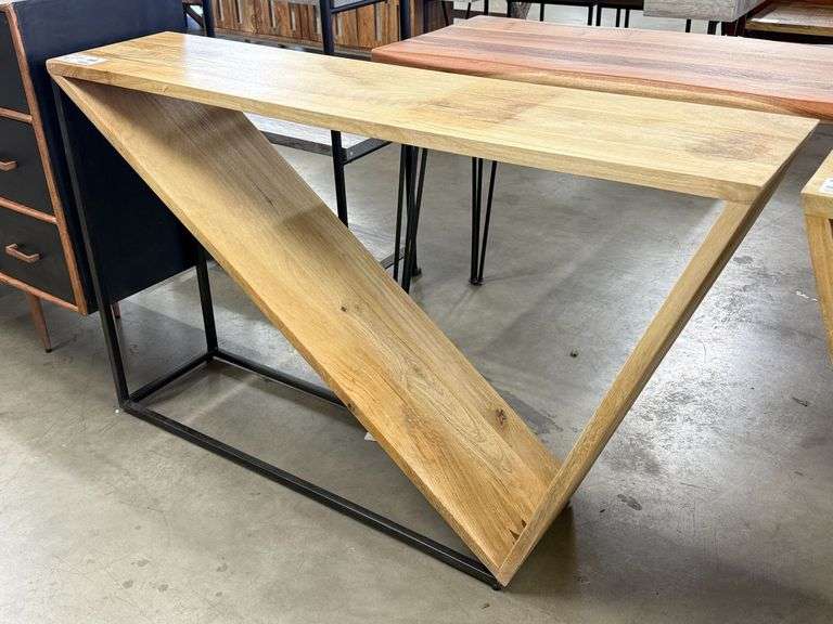Angled Console Table, 52" x 12"