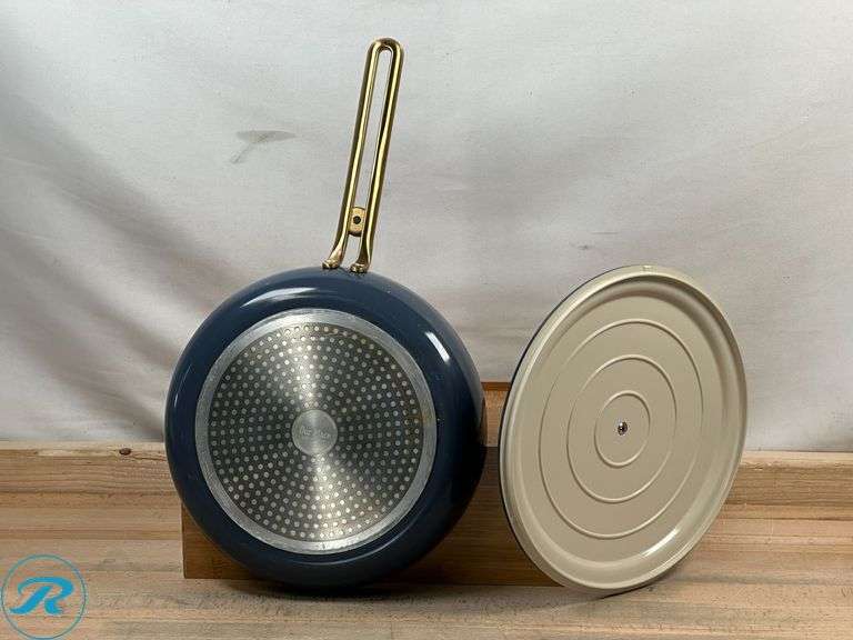 Our Place: 8-PC Essential Ceramic Nonstick Cookware Set, Blue- Used - Roller Auctions