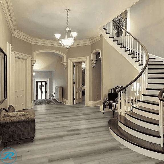 (10 Boxes) 223.90 SqFt In Total - United Weavers Flooring St. Augustine 9"x 60" Waterproof Luxury Vinyl Plank - 7.5 MM Thick with 22 Mil Wear Layer, 22.39 sq.ft/ctn, Albany Finish,  $62.99 Retail Per Box - New - Roller Auctions