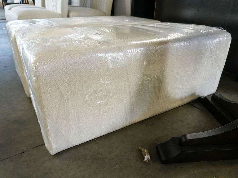 (2) Upholstered Rectangular Ottomans, 46” x 22” - Roller Auctions
