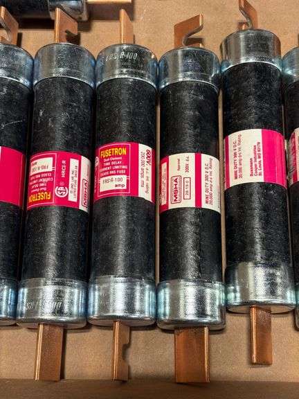Bussmann FRS-R-100 Fusetron Fuses, 600V - Roller Auctions