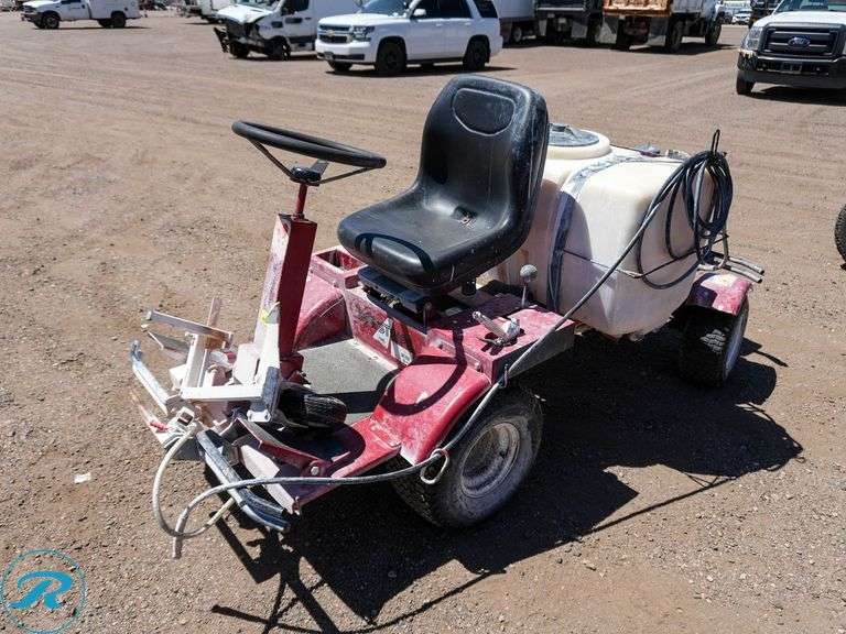 Newstripe Ride-on Paint Striper, Honda Gas Engine