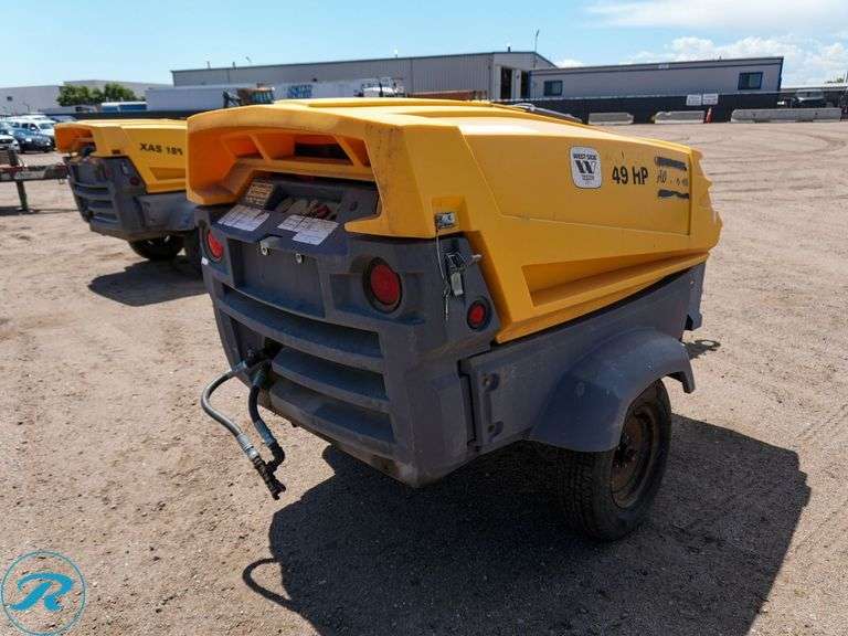2014  Atlas Copco  XAS185  Towable Air Compressor - Roller Auctions