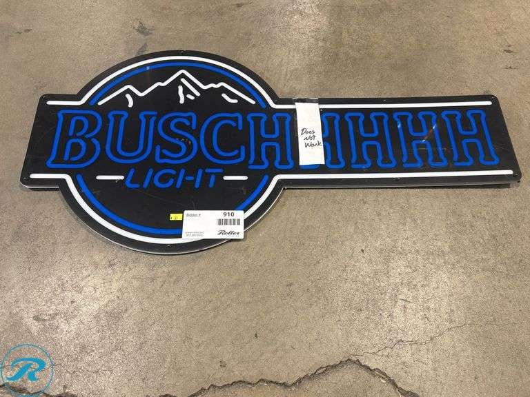 Busch Light Lighted Sign (Inoperable)