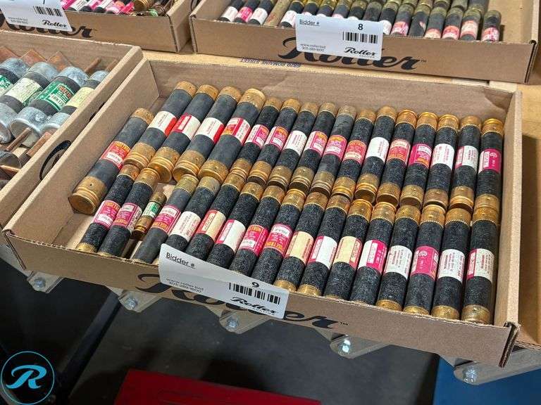 Tray of Fusetron Fuses