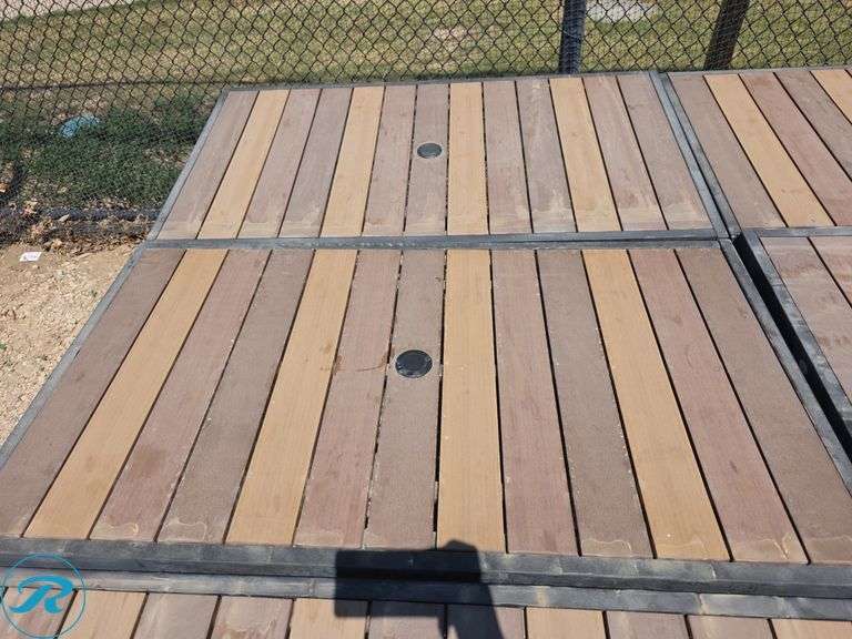 (7) Outdoor Tables, 29.5" x 53" - Roller Auctions