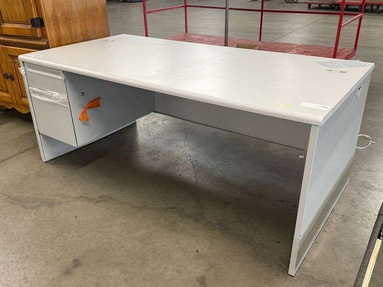 Office Desk With Drawers, 72" x 36"