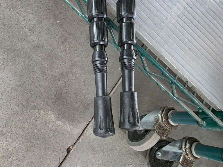 All In Motion Adjustable Trekking Poles, Aluminum, Comfort Handles - Roller Auctions