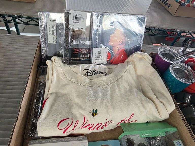 Electronics, Disney Winnie The Pooh Bag, CDs, Tumblers, Accessories - Roller Auctions