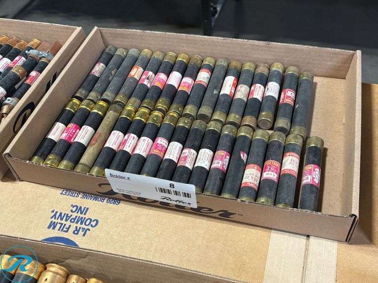 Tray of Fusetron Fuses