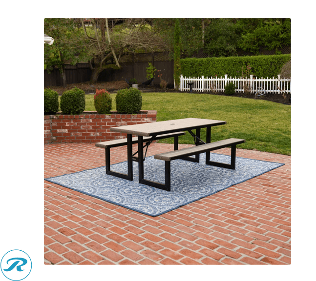 Lifetime: Commercial 6 ft Folding Picnic Table with Bench Seating-  New/ Open Box - Roller Auctions