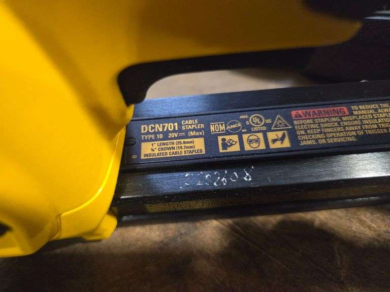(4) Dewalt DCN701 Cable Staplers, 20V - Roller Auctions