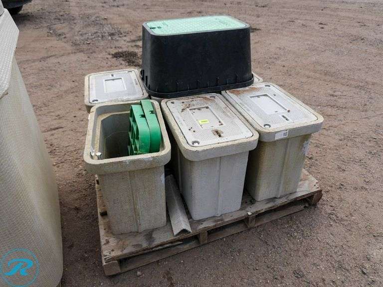 (6) Polymer Concrete Enclosure Boxes, 20" L x 13" D x 18" H