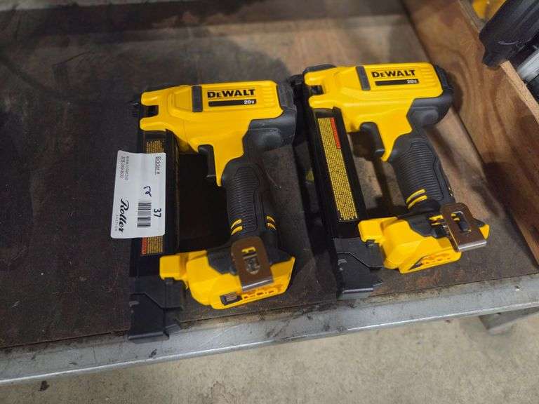 (2) Dewalt DCN701 20V Cable Staplers, 1 Inch Length, 3/4 Inch Crown