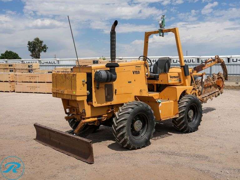 2000  Vermeer  V120  Ride-On Trencher