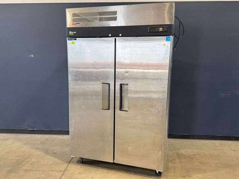 Turbo Air M3R47-2-N Two-Door Reach-In Refrigerator with Casters