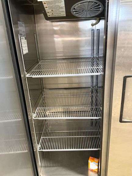 Turbo Air M3R47-2-N Two-Door Reach-In Refrigerator with Casters - Roller Auctions