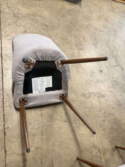 (4) Modern Upholstered Side Chairs - Roller Auctions