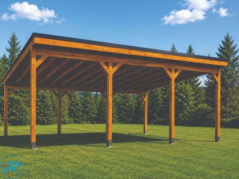 DIY - Solid Wood 3-Car Carport 20’x30’ + Storage Room