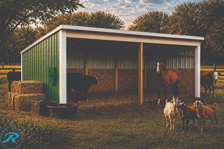 DIY - 12x24 Horse Loafing Shed