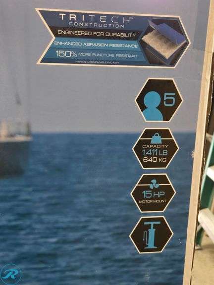 New HF Hydro-Force MIROVIA PRO Inflatable Boat, TRITECH Construction, 10ft 10in x 64in - Roller Auctions