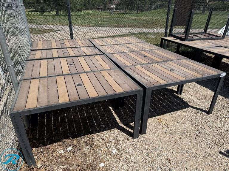 (8) Outdoor Tables, 29.5" x 53"