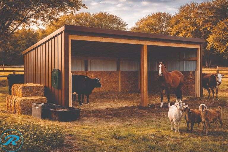 DIY - 12x24 Horse Loafing Shed