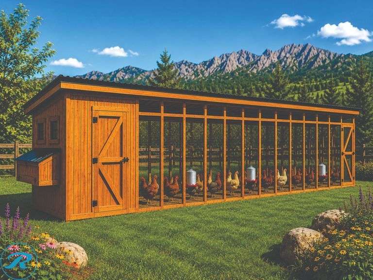 DIY - 8'×40' Premium DIY Chicken Coop & Run Kit
