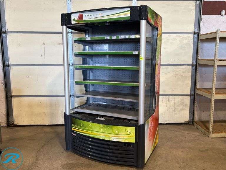 AHT AC-XL/UL LED Open-Air Grab-and-Go Refrigerated Display Merchandiser, Inoperable