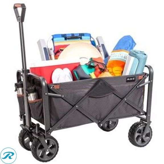Mac Sports XL Folding Wagon with Brakes - New/Open Box